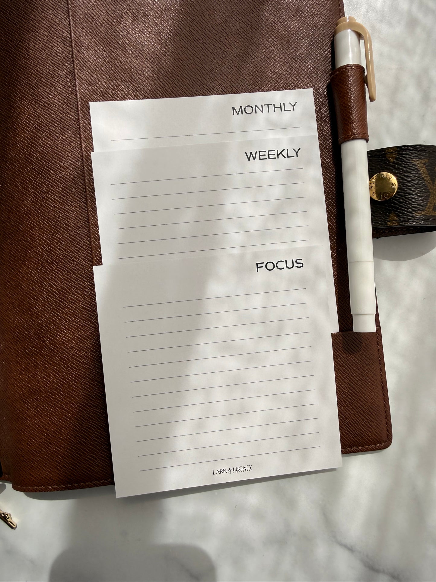 Monthly & Weekly Planning Cards + Focus Cards | Planner Reference Set ...