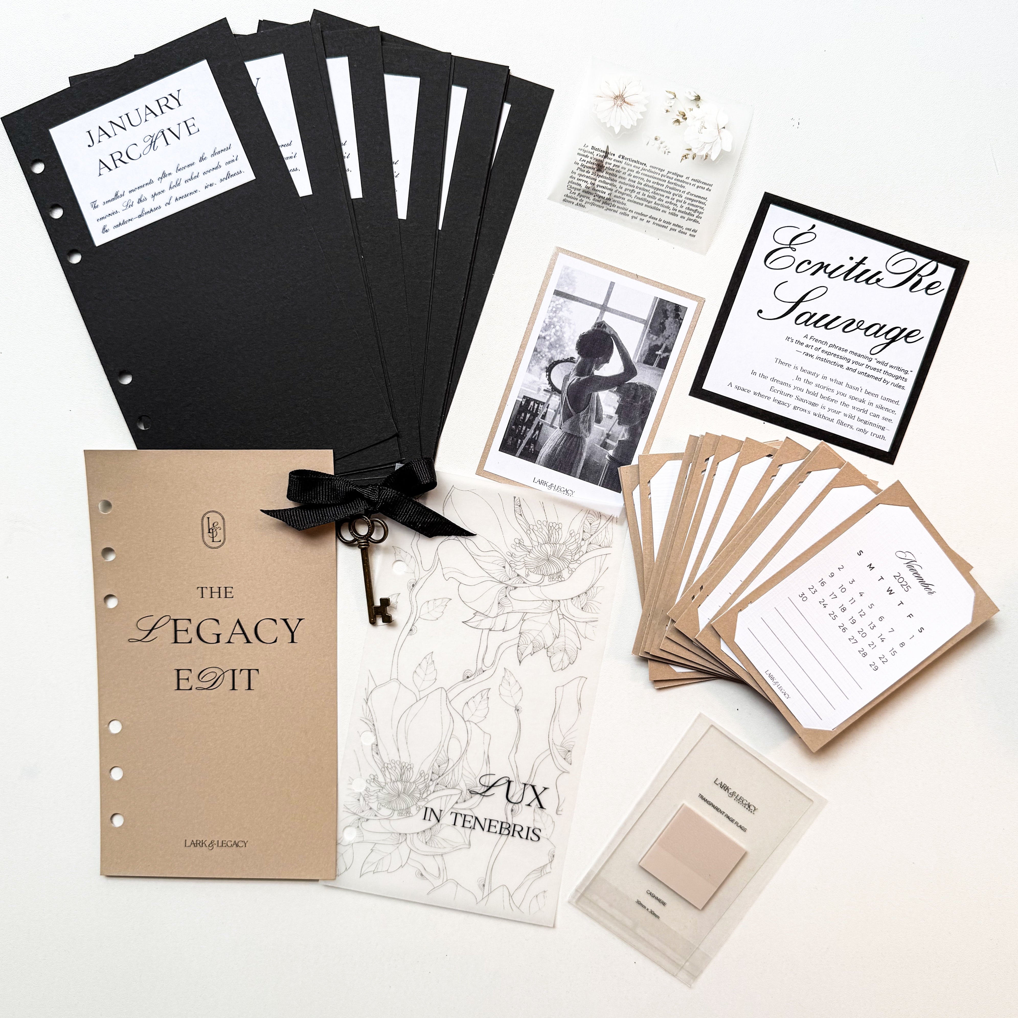 Legacy Edit Suite –Planner Inserts (Limited Edition) – Lark & Legacy
